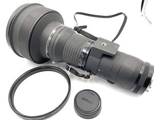 Nikon　ED　Ai-s　400mm　1:3.5　L37c 122mm フィルター キャップ ストラップ 付　　ニコン　ai-s nikkor 400 3.5 122 l37c