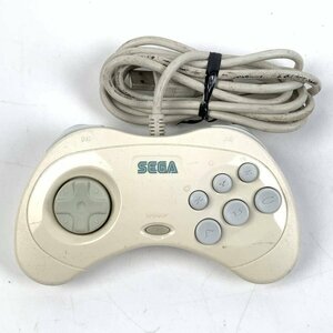 SEGA セガ 610-8426 USBコントローラーパッド サターン型コントローラー ホワイト＊動作未確認品【GH】