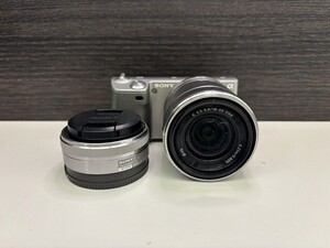 M084-X6C-32 SONY ソニー デジタルミラーレス一眼カメラ　α 5N NEX-5 SEL1855／SEL16F28 現状品①(0)