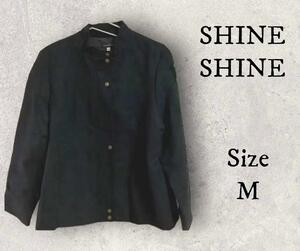 a17 SHINE SHINE スウェットジャケット　レディース黒いジャケット