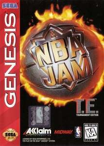 送料無料 北米版 海外版メガドライブ NBAジャム トーナメントエディション バスケ GENESIS NBA Jam Tournament Edition ジェネシス 
