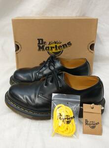 [箱付] Dr.Martens 3EYE BOOTS 1461 ドクターマーチン 3ホール ショート ブーツ UK6 黒 ブラック 11838002 店舗受取可