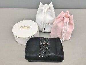 クリスチャンディオール Christian Dior ノベルティポーチ まとめ4点セット 2411LT068