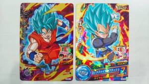 ドラゴンボールヒーローズ GDPB-17 孫悟空 ＆ GDPJ-03 ベジータ SSGSS 復活のF 2枚セット 新品未使用品