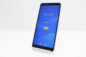 1円スタート softbank SHARP AQUOS sense3 basic 907SH SIMロック解除済み SIMフリー Android スマートフォン 赤ロム保証 32GB シルバー