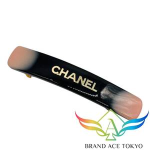 シャネル バレッタ ロゴ 髪留め ヘアクリップ CANEL 【BRAND ACE】 