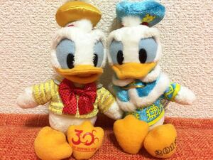 2013年 30周年 ドナルド ぬいぐるみバッジ セット クリスマス ディズニー TDL TDR★