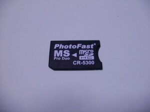 ★ microSD → メモリースティック Pro Duo 変換アダプター