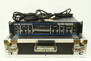 【WA】Hartke ハートキー Hartke Systems MODEL 5000 250WATTS+250WATTS ベースアンプヘッド ハードケース付き 通電確認済み 現状品 中古