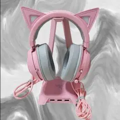 Razer Kraken Kitty Quartz Pink ヘッドセット 猫耳