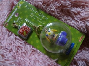 ぷらぷらお茶犬　携帯ストラップ　液晶画面クリーナー付　紅茶犬