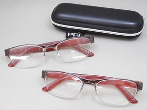 PFI 3.00 リーディンググラス/老眼鏡/メガネ/眼鏡フレーム/アイウェア 2点セット 【g5694y】