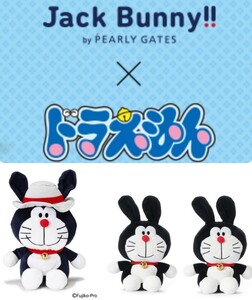 新品 国内正規 パーリーゲイツ PEARLY GATES Jack Bunnyドラえもん ぬいぐるみ ヘッドカバー ドライバー&FW用×2　合計3個セット