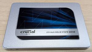 Crusial CT500MX500SSD1 500GB 2.5インチSSD 9497時間 1144回 B4B8