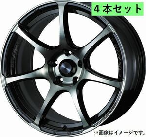 個人宅発送可能 ウェッズ スポーツ Weds Sport 18X8.5J +50 5穴 PCD114.3 WBC ホイール 4本セット SA75R エスエーナナゴーアール(73990)