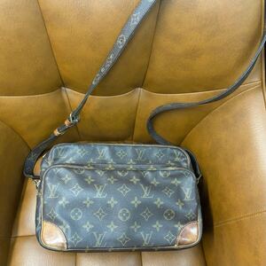 【1円出品】LOUIS VUITTON ルイヴィトン モノグラム ショルダーバッグ M45244 シリアル844 ヴィンテージ 斜め掛け レザー