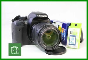 【動作保証・点検済】良品■到着後即使える■Canon EOS X4 / EF-S 18-55mm IS■バッテリー・チャージャー・4GB SDカード付き■AN977