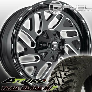 FUEL D581 Triton JEEP JKラングラー TJラングラー 20インチマッドタイヤホイールセット ATTURO TRAIL BLADE MT 285/50R20 33x12.50R20