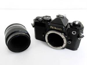 【Nikon/ニコン】子④125//FE ボディ/Micro-NIKKOR 55mm 1:2.8