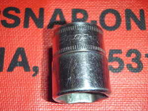 スナップオン 3/8sq 9.5差込角 FSM171 6角 17mm 18ミリ シャローソケット 1996年製 Snap-on Shallow Socket
