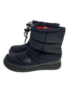 THE NORTH FACE◆W Nuptse WP4/ショートブーツ/25cm/ブラック/ナイロン