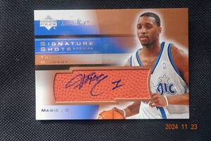 Tracy McGrady 2003-04 Upper Deck Sweet Shot Signature Shots