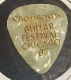 エリック・クラプトン Eric Clapton ギター ピック 送料無料 CROSSROADS GUITAR FESTIVAL CHICAGO 07 ERNIE BALL パーロイド