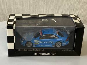 送料無料　ミニチャンプス　1/43 MINICHAMPS Service 24h DTM 2003 #42 メルセデスベンツ CLK クーペ　Mercedes CLK Coupe 03 S. Mucke