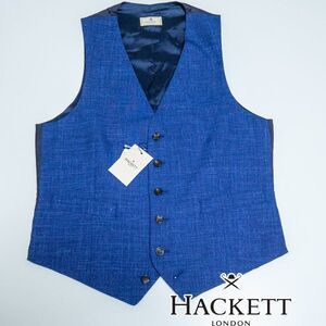 ☆ HL83M/38R 新品 HACKETT LONDON ハケットロンドン シルク/リネン/ウール ベスト ジレ ウエストコート