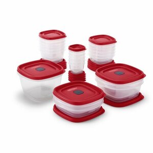 いろんなサイズがそろって使いやすい！Rubbermaid ラバーメイド 食品保存容器 20個セット (合計40ピース）