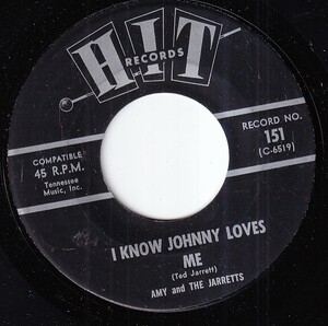 The Roamers, Amy And The Jarretts - Tobacco Road / I Know Johnny Loves Me (A) RP-W105