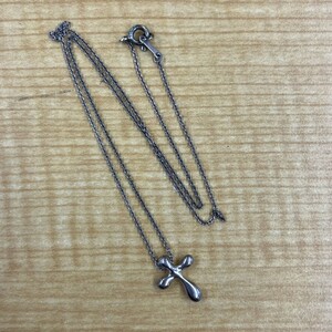 F746-ST6-148 ★ TIFFANY＆Co. ティファニー アクセサリー ネックレス ミニクロス ペンダント 925 総重量3.0g