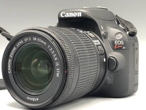 Canon EOS Kiss X7 EF-S 18-55mm 1:3.5-5.6 IS STM デジタル一眼レフカメラセット■現状品