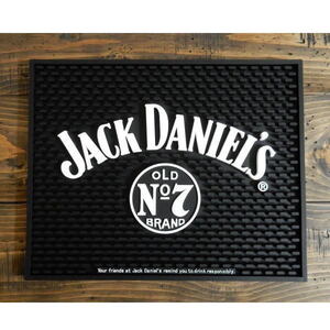 バーマット カウンター Bar Mat JACK DANIELS （ジャック・ダニエル） グラス置き／キッチン雑貨 ワイド