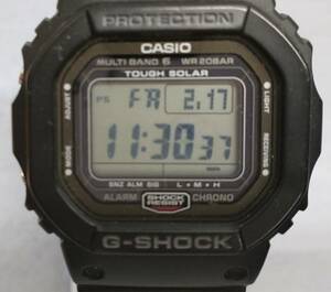 CASIO G-SHOCK GW-5000 腕時計 ソーラー電波 スクリューバッグ 替えベルト付き 箱あり