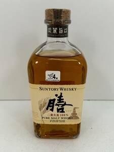 W0607-34 1244【1円スタート】 サントリー　SUNTORY　膳　ZEN　ピュアモルトウイスキー　640ml　40％　未開栓　古酒