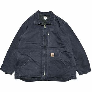 カーハート トラディショナルジャケット 炭黒 Carhartt アウター ブラック ダック ヴィンテージ ブルゾン アメカジ カバーオール