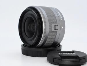 Canon キヤノン EF-M15-45mm F3.5-6.3 IS STM シルバー 標準ズームレンズ 美品 動作確認済み クリアレンズ