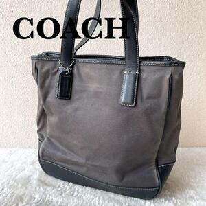 美品COACH コーチハンドバッグトートバッグブラック黒