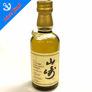 未開栓◆サントリー SUNTORY◆山崎 12年 ピュアモルト ウイスキー ミニボトル ミニチュアボトル 50ml アルコール43% 国産 古酒 お酒