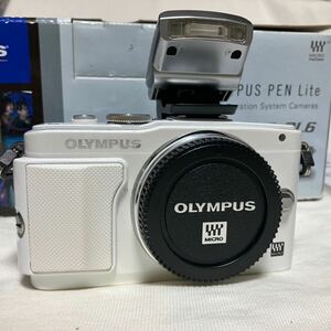 1円〜スタート Olympus PEN Lite E-PL6 オリンパス デジタルカメラ