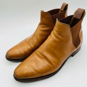 【希少】Crockett&Jones クロケットアンドジョーンズ トゥモローランド チェルシー 茶 ブラウン 7 25.5cm 革靴 紳士靴 ジョージ