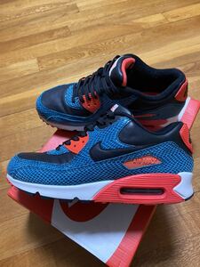 美USED！NIKE AIR MAX 90 ANNIVERSARY BLUE SNAKE US9.5 27.5cm エアマックス　90 アニバーサリー　ブルースネーク インフラレッド