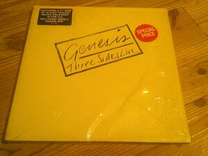 LP：GENESIS THREE SIDES LIVE ジェネシス：2枚組：US盤