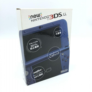 【中古】本体）【ジャンク・外箱付】任天堂/NEW3DSLL メタリックブルー/RED-001[240006523213]