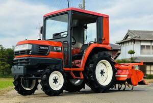 【茨城県古河市から】　Kubota クボタ　GT21 491時間　 21馬力 中古キャビントラクター　AD倍速　モンロ　　