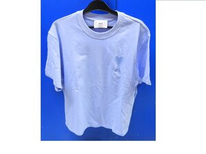 未使用　Ami Parisスカイブルー　水色　Tシャツ　サイズS　E22UTS002.726（5734）