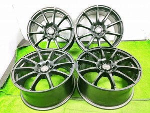 ★SCHNEIDER★18x8J +45 5穴 114.3 中古 アルミホイール 4本【宮城発 送料無料】MYG-B13414　※塗装品