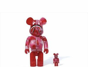 BE@RBRICK BAPE 100% & 400% ピンク