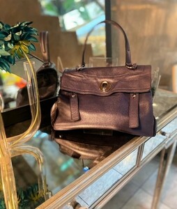 95546 ☆ Yves Saint Laurent イヴサンローラン YSL　ミューズトゥ　ハンドバッグ　VINTAGE ヴィンテージ　レディース　中古